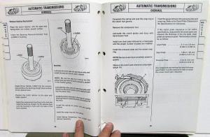 1984 AMC Jeep Dealer Component Service Shop Manual 700/900 Series Transmission