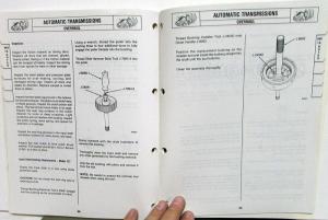 1984 AMC Jeep Dealer Component Service Shop Manual 700/900 Series Transmission