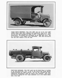 1914 Chain Drive & 1927 Post War GMC Truck Dual Styles Press Photo 0286