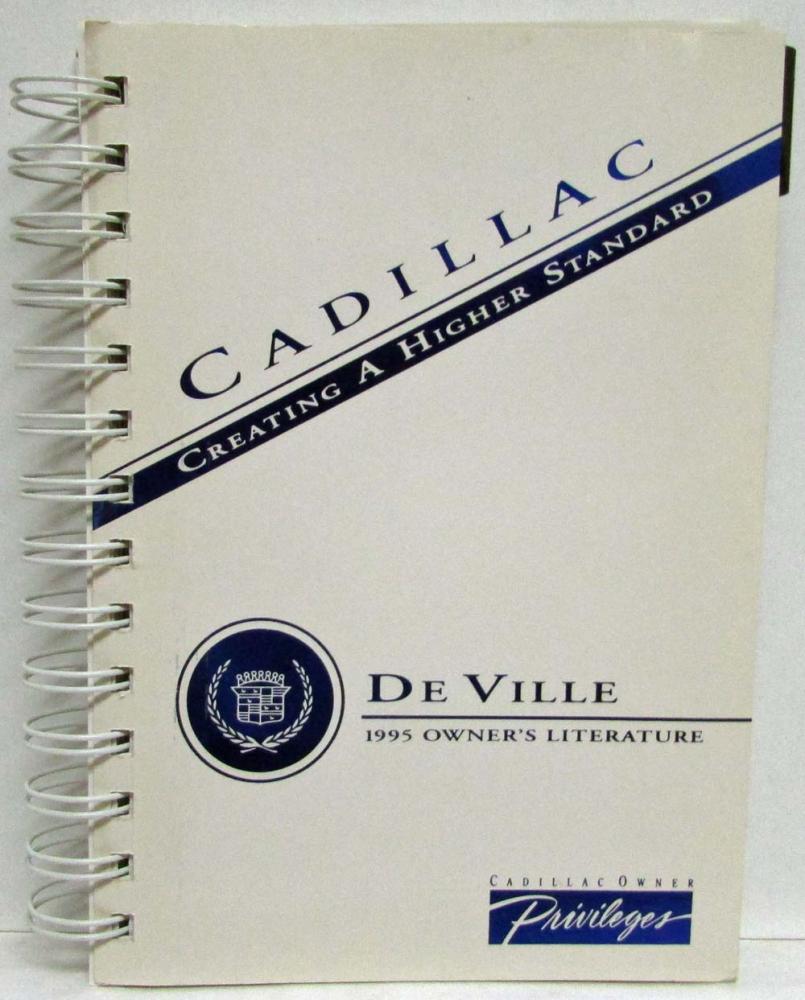1995 Cadillac DeVille Owners Operator Manual