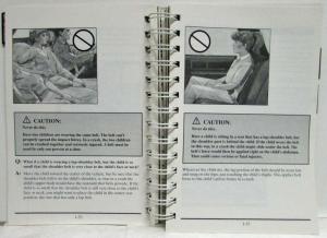1995 Cadillac DeVille Owners Operator Manual