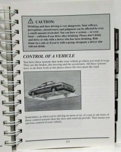 1995 Cadillac DeVille Owners Operator Manual