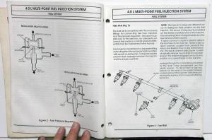 1989 Jeep Dealer 4.0 Liter Multi-Point Fuel Injection Service Shop Manual Repair