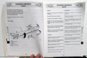 1984 Jeep Grand Wagoneer/Truck Dealer Bodywork Service Manual M.R.256 Repair