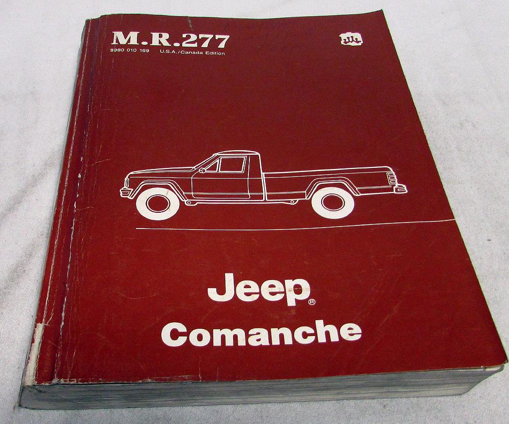 1985 Jeep Comanche Dealer Mechanical Service Shop Manual M.R.277 Orig