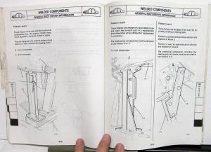 1985 Jeep Comanche Dealer Bodywork Repair Workshop Manual M.R.278 Orig