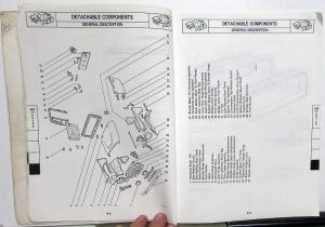 1986 Jeep Wrangler/YJ Dealer Bodywork Repair Workshop Manual M.R.280 Orig