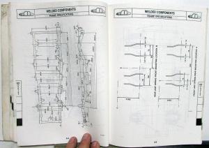 1986 Jeep Wrangler/YJ Dealer Bodywork Repair Workshop Manual M.R.280 Orig