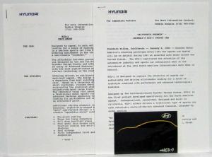 1993 Hyundai HCD-1 Neo-Classic Roadster Concept Car Press Kit