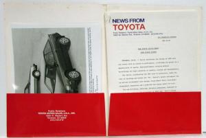 1986 Toyota New Model Press Kit - Celica MR2 Cressida Camry Tercel Van 4Runner
