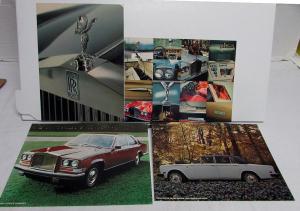 1975 Rolls Royce Portfolio Press Kit - Corniche Silver Shadow Camargue