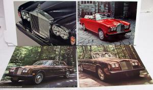 1975 Rolls Royce Portfolio Press Kit - Corniche Silver Shadow Camargue