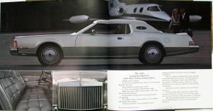 1974 Lincoln Continental Mark IV Sales Brochure Original Oversized