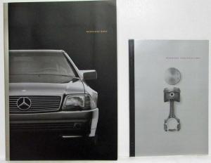 1992 Mercedes-Benz Sport Models Prestige Sales Brochure with Technical Specs