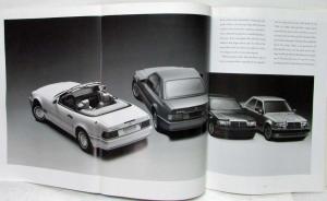 1992 Mercedes-Benz Sport Models Prestige Sales Brochure with Technical Specs