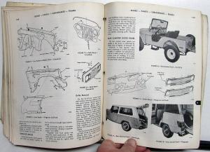 1972 Jeep Dealer Technical Service Shop Manual CJ Commando Wagoneer Truck
