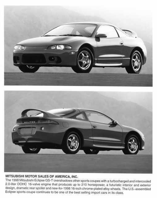1998 Mitsubishi Eclipse GS-T Press Photo 0032