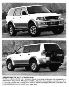 1998 Mitsubishi Montero Sport LS Press Photo 0037