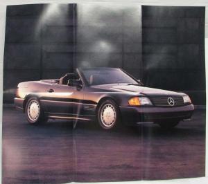 1989 Mercedes-Benz SL Sales Folder/Poster