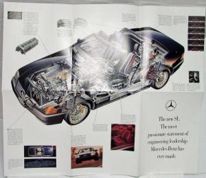 1989 Mercedes-Benz SL Sales Folder/Poster