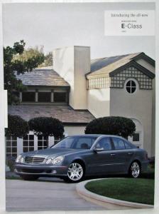 2003 Mercedes-Benz E-Class Oversized Prestige Sales Brochure