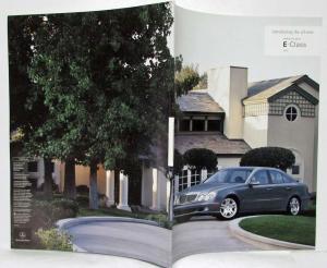 2003 Mercedes-Benz E-Class Oversized Prestige Sales Brochure