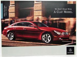 2006 Mercedes-Benz CLS We Dont Start With A Clay Model Sales Brochure