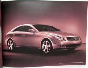 2006 Mercedes-Benz CLS We Dont Start With A Clay Model Sales Brochure