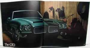 1971 Pontiac High Performance Sales Brochure Firebird Trans Am Judge GTO GP