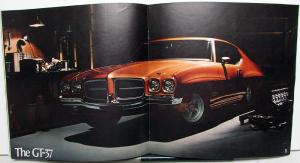 1971 Pontiac High Performance Sales Brochure Firebird Trans Am Judge GTO GP