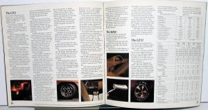 1971 Pontiac High Performance Sales Brochure Firebird Trans Am Judge GTO GP