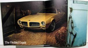 1971 Pontiac High Performance Sales Brochure Firebird Trans Am Judge GTO GP