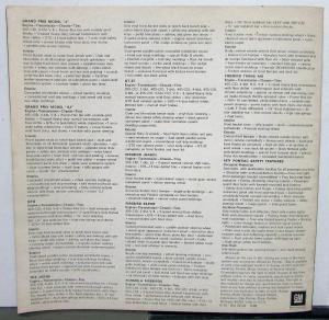 1971 Pontiac High Performance Sales Brochure Firebird Trans Am Judge GTO GP