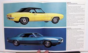 1969 Pontiac Firebird Dealer Sales Brochure