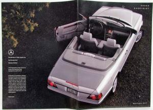 1993 Mercedes-Benz 300 CE Cabriolet Sales Brochure