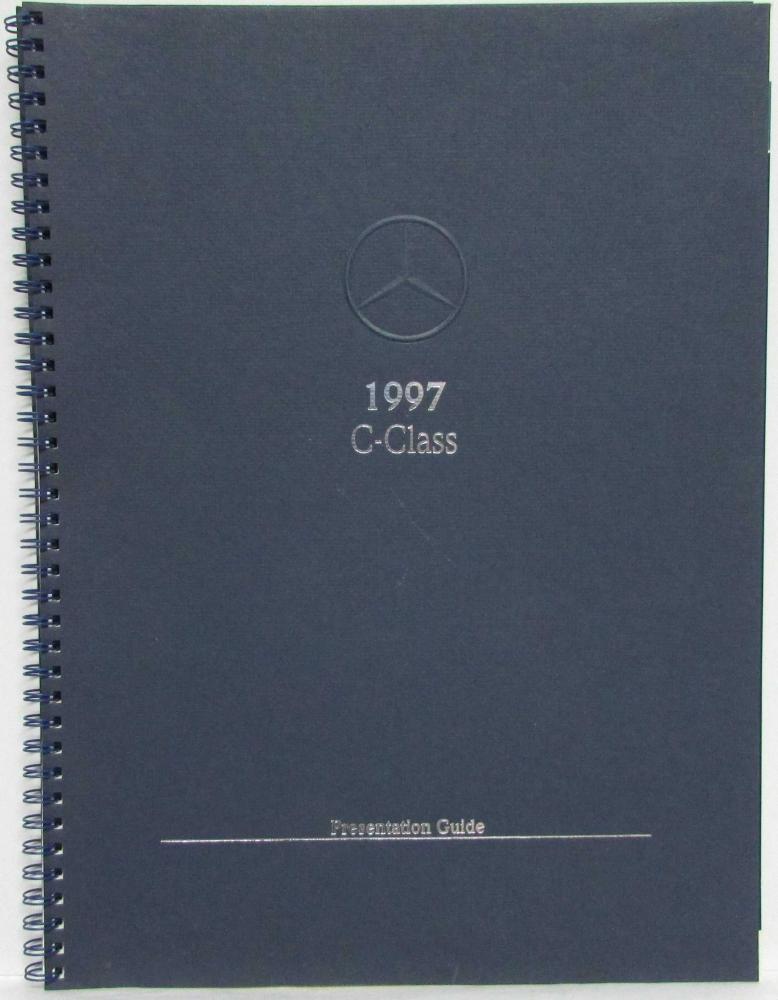 1997 Mercedes-Benz C-Class Dealer Data Book Presentation Guide Sales Reference