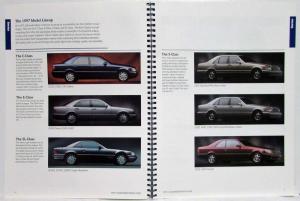 1997 Mercedes-Benz C-Class Dealer Data Book Presentation Guide Sales Reference