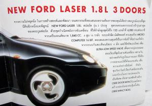 Ford Laser 1.8L 3 Door Foreign Dealer Thai Text Taiwan Market Sales Brochure
