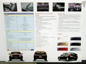 Ford Laser 1.8L 3 Door Foreign Dealer Thai Text Taiwan Market Sales Brochure