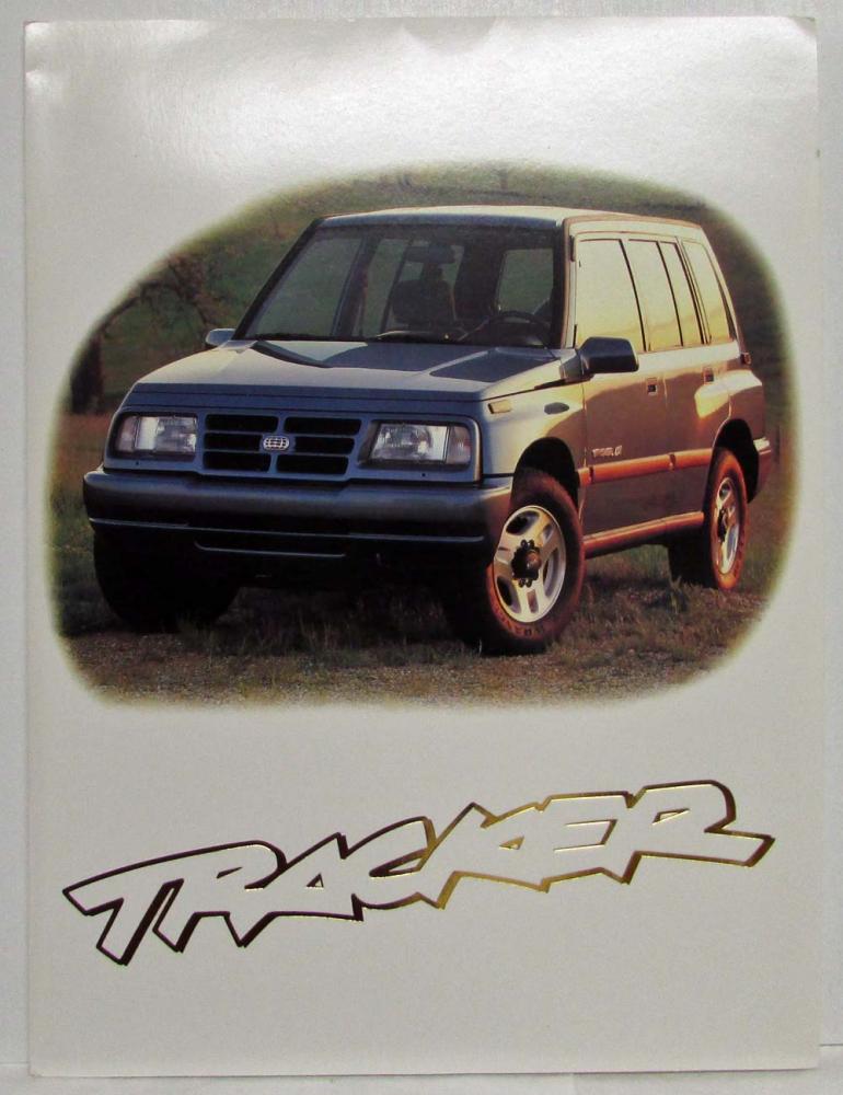 1996 Chevrolet Geo Tracker Press Kit