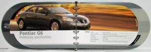 2005 Pontiac G6 Press Kit