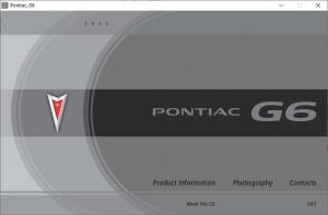 2005 Pontiac G6 Press Kit