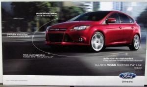 2012 Ford Focus Sales Folder Mailer Cash Incentive to Buy Original