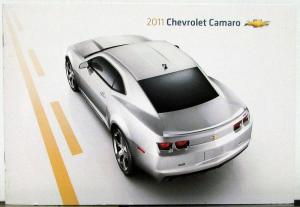 2011 Chevrolet Camaro LS 1LT 2LT 1SS 2SS Sales Folder Mailer Original