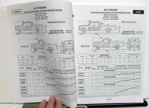 1987 Chevrolet & GMC Dealer Advance Truck Facts Book Data Salesmens Reference