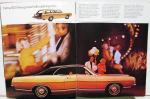 1969 Ford Torino Fairlane Dealer Sales Brochure GT Cobra 500 Features Options