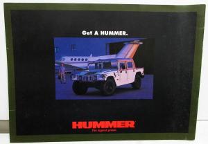 1993 Hummer Dealer Sales Brochure 4X4 Features Options Specifications Large