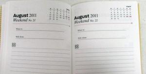 2011 Ford Explorer Weekend Guide Calendar Book Journal Original