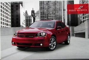 2013 Dodge Avenger SXT SE R/T Rallye Blacktop Pkgs Sales Brochure Original