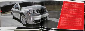2013 Dodge Avenger SXT SE R/T Rallye Blacktop Pkgs Sales Brochure Original